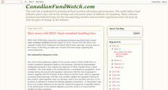 Desktop Screenshot of canadianfundwatch.com